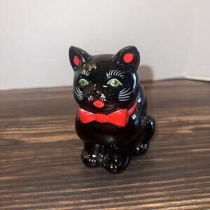 shafford black cat creamer MCM